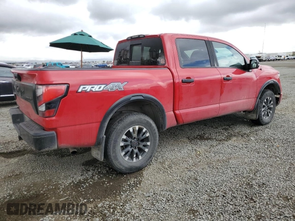 2021 Nissan Titan SL с VIN 1N6AA1EDXMN523275, выставлен на аукционе Copart как лот 55759185 с пробегом 65 600 миль миль и Списание • Salvage title. История ставок и продаж доступна на DreamBid. Изображение 3.