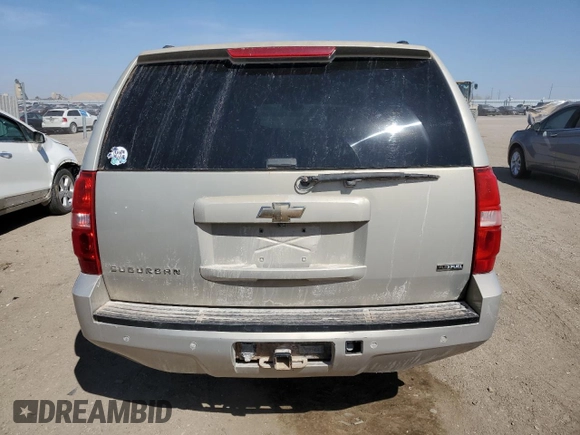 2008 Chevrolet Suburban LTZ with VIN 3GNFK16398G197227, listed as a Copart auction lot 50917785 with 267,884 mi miles and Salvage Title. Bid and sale history available at carsss.com. Image 6.
