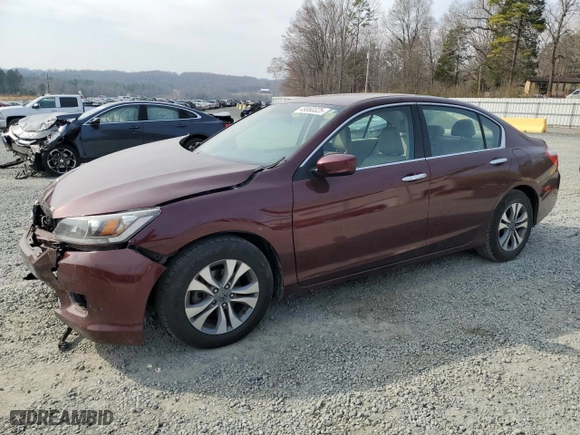 2014 Honda Accord Sedan LX with VIN 1HGCR2F32EA267630, listed as a Copart auction lot 49060325 with 84,881 mi miles and Salvage Title. Bid and sale history available at carsss.com. Image 1.