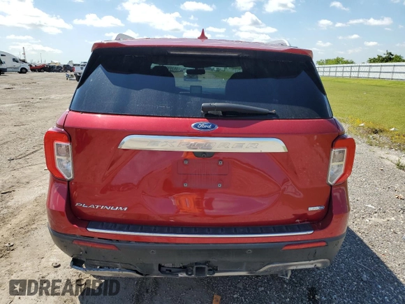 2020 Ford Explorer Platinum с VIN 1FM5K8HC7LGA07161, выставлен на аукционе Copart как лот 56369595 с пробегом 103 692 миль миль и Списание • Salvage title. История ставок и продаж доступна на DreamBid. Изображение 6.