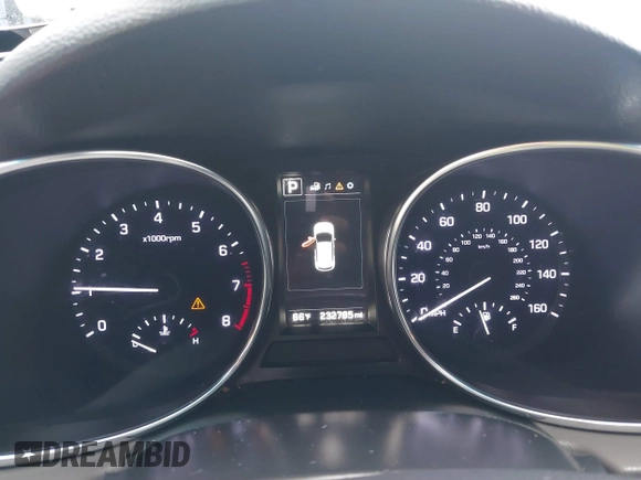 2017 Hyundai Santa Fe Sport 2.4L with VIN 5NMZU3LB6HH008593, listed as a IAAI auction lot 41353179 with 232,785 mi miles. Bid and sale history available at carsss.com. Image 7.