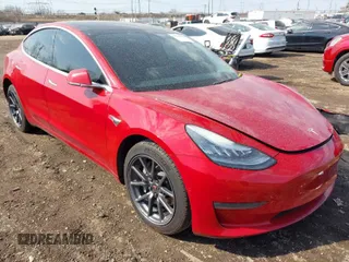 2019 Tesla Model 3 Long Range with VIN 5YJ3E1EB4KF361248, listed as a IAAI auction lot 41796984 with 115,905 mi miles. Bid and sale history available at carsss.com. Image 1.