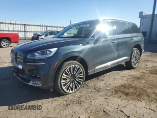 2020 Lincoln Aviator Black Label with VIN 5LM5J9XC1LGL15630, listed as a Copart auction lot 46901385 with 41,140 mi miles and Salvage title. Bid and sale history available at DreamBid. Image 1.