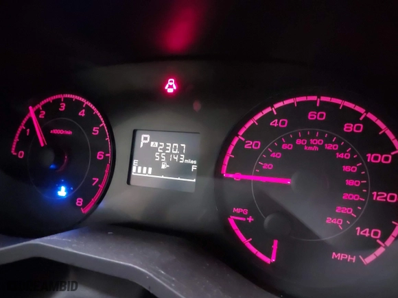 2019 Subaru Crosstrek with VIN JF2GTAAC2KH204549, listed as a IAAI auction lot 41408004 with 55,413 mi miles. Bid and sale history available at carsss.com. Image 15.