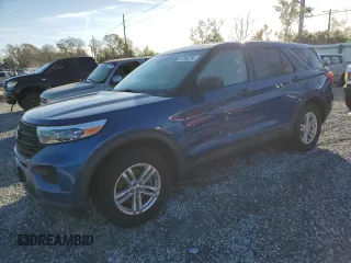2022 Ford Explorer with VIN 1FMSK8BH4NGA00632, listed as a Copart auction lot 87356794 with 0 mi miles and Salvage Title. Bid and sale history available at carsss.com. Image 1.