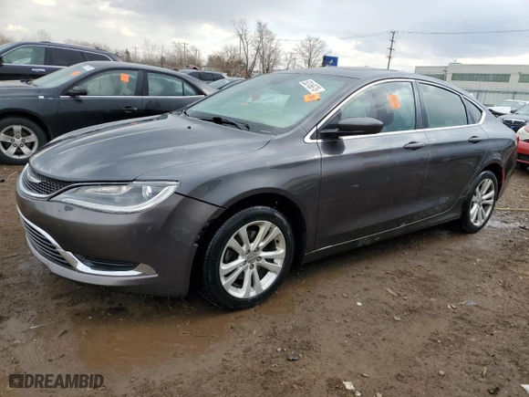 2015 Chrysler 200 Limited with VIN 1C3CCCAB5FN547349, listed as a Copart auction lot 50316675 with 111,564 mi miles and Salvage Title. Bid and sale history available at carsss.com. Image 1.