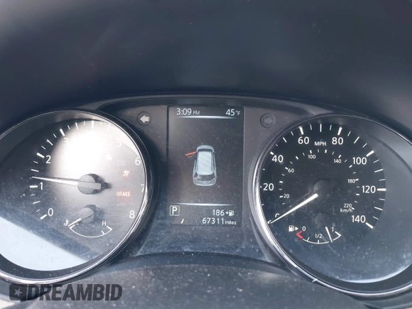 2017 Nissan Rogue S with VIN JN8AT2MV4HW272240, listed as a IAAI auction lot 41673688 with 67,311 mi miles and . Bid and sale history available at DreamBid. Image 7.