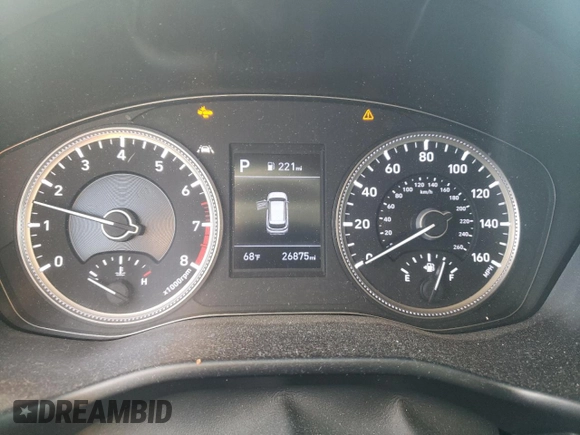 2020 Hyundai Santa Fe SE with VIN 5NMS2CADXLH214245, listed as a Copart auction lot 67223592 with 26,875 mi miles. Bid and sale history available at carsss.com. Image 9.