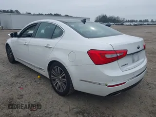 2016 Kia Cadenza Premium with VIN KNALN4D71G5213580, listed as a IAAI auction lot 41306716 with 124,664 mi miles. Bid and sale history available at carsss.com. Image 3.