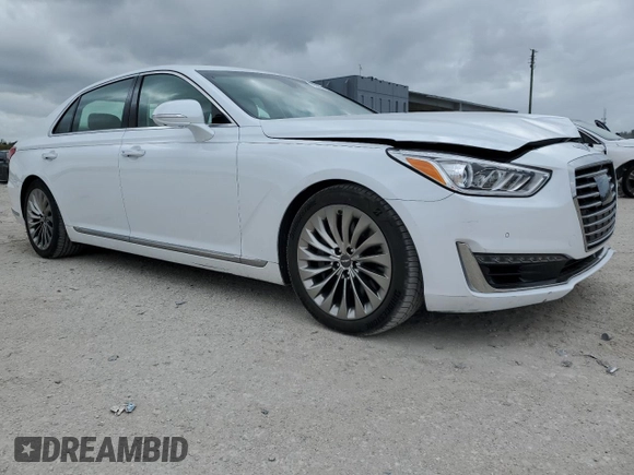 2017 Genesis G90 Premium z VIN KMHG34JA0HU034816, wystawiony jako Copart lot #79538684 z przebiegiem 28 647 mil mil oraz Nie do naprawy • Non repairable. Historia ofert i sprzedaży dostępna na DreamBid. Obrazek 4.