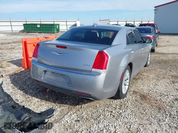 2018 Chrysler 300 Touring with VIN 2C3CCAAG9JH117437, listed as a IAAI auction lot 41213527 with 126,846 mi miles and . Bid and sale history available at DreamBid. Image 4.