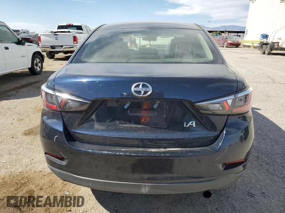 2016 Scion iA with VIN 3MYDLBZV9GY142108, listed as a Copart auction lot 53721325 with 56,468 mi miles and Salvage Title. Bid and sale history available at carsss.com. Image 6.