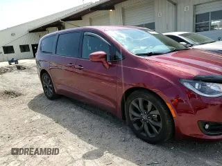 2020 Chrysler Pacifica Touring with VIN 2C4RC1FG2LR235891, listed as a Copart auction lot 54235655 with 75,343 mi miles and Salvage Title. Bid and sale history available at DreamBid. Image 14.