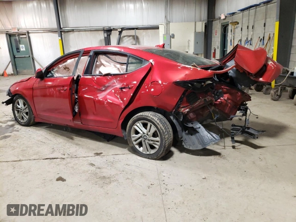 2020 Hyundai Elantra SEL with VIN 5NPD84LF0LH579581, listed as a Copart auction lot 44112924 with Not provided miles and Salvage title. Bid and sale history available at DreamBid. Image 2.
