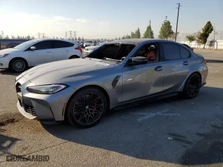 2023 BMW M3 Competition with VIN WBS33AY04PFP89350, listed as a Copart auction lot 73929504 with 20,194 mi miles and Salvage Title. Bid and sale history available at carsss.com. Image 1.
