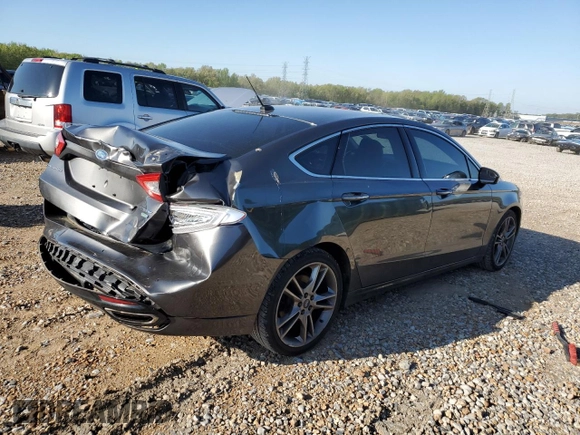 2016 Ford Fusion Titanium with VIN 3FA6P0K92GR170121, listed as a Copart auction lot 51995445 with 98,339 mi miles and Salvage Title. Bid and sale history available at carsss.com. Image 3.
