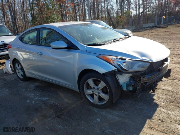 2011 Hyundai Elantra Ltd with VIN KMHDH4AEXBU154489, listed as a IAAI auction lot 41807390 with 145,662 mi miles. Bid and sale history available at carsss.com. Image 1.