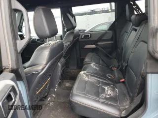2021 Ford Bronco with VIN 1FMEE5DP4MLA90474, listed as a Copart auction lot 42542495 with 26,674 mi miles and Salvage Title. Bid and sale history available at DreamBid. Image 10.