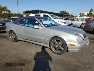 2000 Mercedes-Benz CLK 320/430 with VIN WDBLK70G5YT048535, listed as a Copart auction lot 72619944 with 60,971 mi miles and Clean Title. Bid and sale history available at DreamBid. Image 4.
