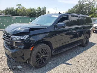 2023 Chevrolet Suburban RST with VIN 1GNSCEKD3PR428526, listed as a Copart auction lot 67464454 with 18,421 mi miles and Salvage Title. Bid and sale history available at carsss.com. Image 1.