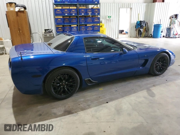 2003 Chevrolet Corvette Z06 with VIN 1G1YY12S735113198, listed as a Copart auction lot 88891225 with 50,405 mi miles and Clean Title. Bid and sale history available at carsss.com. Image 3.
