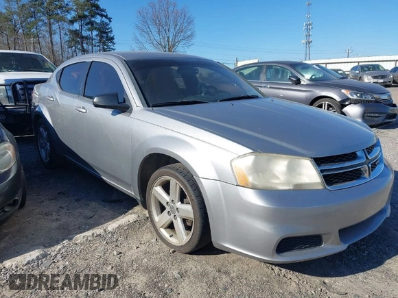 2013 Dodge Avenger SE with VIN 1C3CDZAB5DN662238, listed as a IAAI auction lot 41815308 with 165,278 mi miles and . Bid and sale history available at DreamBid. Image 1.