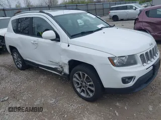 2016 Jeep Compass Latitude with VIN 1C4NJDEB6GD534157, listed as a IAAI auction lot 42022813 with 147,000 mi miles and . Bid and sale history available at DreamBid. Image 1.