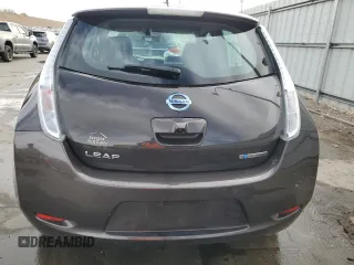 2017 Nissan LEAF S with VIN 1N4BZ0CP8HC302398, listed as a Copart auction lot 50421905 with 31,220 mi miles and Salvage Title. Bid and sale history available at carsss.com. Image 6.
