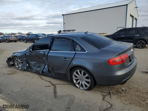 2013 Audi A4 Premium Plus with VIN WAUFFAFL6DN003863, listed as a Copart auction lot 87755305 with 152,924 mi miles and Salvage Title. Bid and sale history available at carsss.com. Image 2.