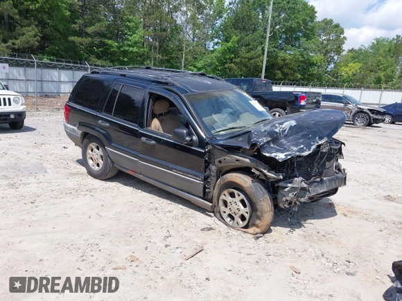 2000 Jeep Grand Cherokee Laredo with VIN 1J4G248SXYC365442, listed as a IAAI auction lot 42285521 with Not provided miles and . Bid and sale history available at DreamBid. Image 1.
