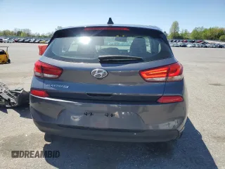 2018 Hyundai Elantra GT with VIN KMHH35LEXJU017506, listed as a Copart auction lot 54607085 with 43,214 mi miles and Salvage Title. Bid and sale history available at carsss.com. Image 6.