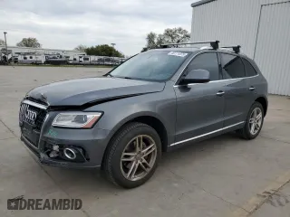 2016 Audi Q5 Premium Plus with VIN WA1L2AFP7GA104162, listed as a Copart auction lot 49771075 with 102,446 mi miles and Salvage Title. Bid and sale history available at carsss.com. Image 1.