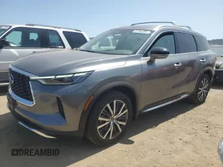 2022 Infiniti QX60 Sensory with VIN 5N1DL1GS9NC330355, listed as a Copart auction lot 61104205 with 31,248 mi miles and Salvage title. Bid and sale history available at DreamBid. Image 1.