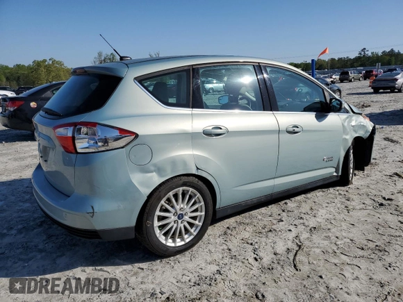 2013 Ford C-Max Energi SEL with VIN 1FADP5CU6DL543615, listed as a Copart auction lot 52300245 with 42,663 mi miles and Salvage Title. Bid and sale history available at carsss.com. Image 3.