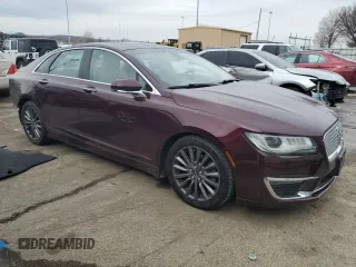 2017 Lincoln MKZ Select with VIN 3LN6L5D94HR664199, listed as a Copart auction lot 46431835 with 86,116 mi miles and Salvage title. Bid and sale history available at DreamBid. Image 4.