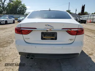 2018 Jaguar XF with VIN SAJBK4FN1JCY62528, listed as a Copart auction lot 67979364 with 46,757 mi miles and Salvage Title. Bid and sale history available at DreamBid. Image 6.
