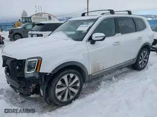 2022 Kia Telluride S with VIN 5XYP6DHC4NG323438, listed as a IAAI auction lot 41582204 with 27,286 mi miles. Bid and sale history available at carsss.com. Image 18.