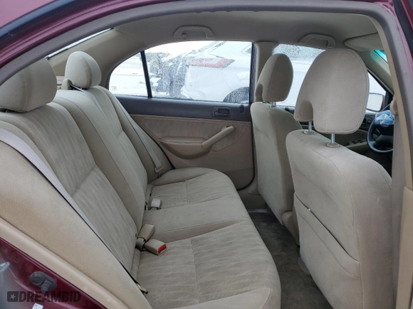 2003 Honda Civic LX with VIN 2HGES16623H929271, listed as a Copart auction lot 83689744 with 169,117 mi miles and Salvage Title. Bid and sale history available at carsss.com. Image 10.