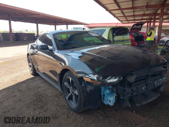 2022 Ford Mustang EcoBoost with VIN 1FA6P8TH9N5109501, listed as a IAAI auction lot 42437964 with 56,895 mi miles and . Bid and sale history available at DreamBid. Image 1.
