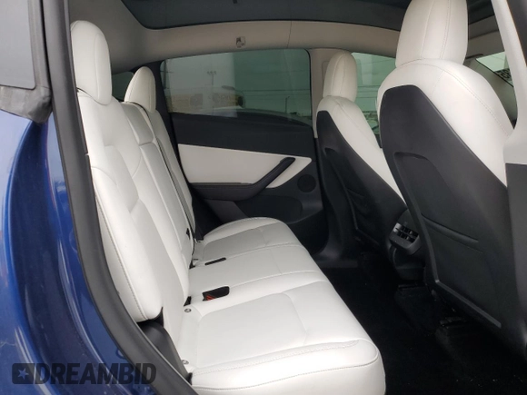 2022 Tesla Model Y Performance with VIN 7SAYGDEFXNF438281, listed as a Copart auction lot 53706435 with Not provided miles and Salvage title. Bid and sale history available at DreamBid. Image 11.