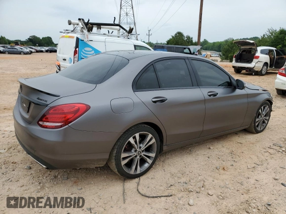 2016 Mercedes-Benz C 300 with VIN WDDWF4JB1GR166264, listed as a Copart auction lot 57411775 with 72,401 mi miles and Salvage title. Bid and sale history available at DreamBid. Image 3.