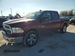 2018 Ram 1500 Big Horn with VIN 3C6RR6LT0JG145890, listed as a Copart auction lot 41678025 with 156,380 mi miles and Salvage Title. Bid and sale history available at carsss.com. Image 1.