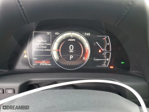 2019 Lexus ES with VIN 58ABZ1B13KU021015, listed as a Copart auction lot 49738615 with 25,636 mi miles and Salvage Title. Bid and sale history available at carsss.com. Image 9.