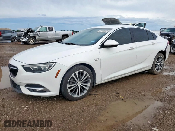 2018 Buick Regal Essence with VIN W04GP6SX4J1127816, listed as a Copart auction lot 58793905 with 86,501 mi miles and Salvage title. Bid and sale history available at DreamBid. Image 1.
