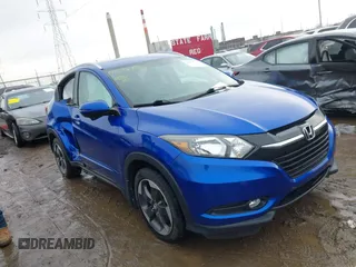 2018 Honda HR-V EX-L Navi with VIN 3CZRU6H79JM710359, listed as a IAAI auction lot 41656637 with 152,063 mi miles. Bid and sale history available at carsss.com. Image 1.