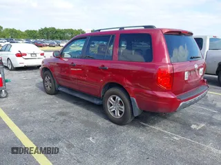 2005 Honda Pilot EX-L z VIN 5FNYF186X5B028381, wystawiony jako IAAI lot #41987808 z przebiegiem 128 155 mil mil oraz . Historia ofert i sprzedaży dostępna na DreamBid. Obrazek 3.