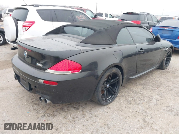 2007 BMW 6 Series M6 z VIN WBSEK93587CY78191, wystawiony jako IAAI lot #41703769 z przebiegiem Nie podano mil oraz . Historia ofert i sprzedaży dostępna na DreamBid. Obrazek 4.