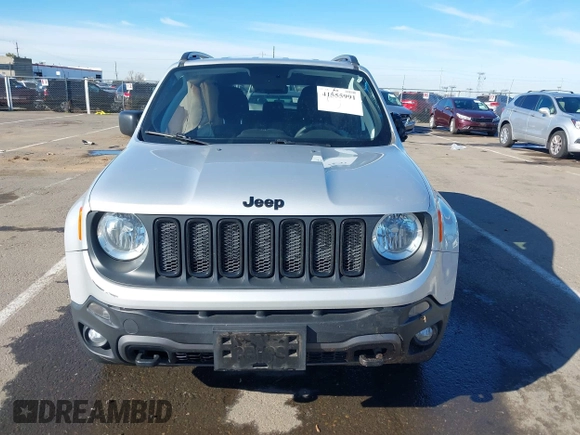 2018 Jeep Renegade Sport with VIN ZACCJBAB9JPH83336, listed as a IAAI auction lot 41555991 with 37,288 mi miles. Bid and sale history available at carsss.com. Image 12.