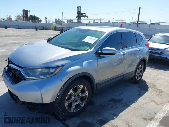 2018 Honda CR-V EX-L with VIN 2HKRW1H86JH503753, listed as a IAAI auction lot 41949486 with 89,767 mi miles. Bid and sale history available at carsss.com. Image 2.