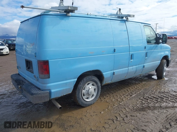 2008 Ford Econoline Cargo Commercial z VIN 1FTNE14W88DB57629, wystawiony jako IAAI lot #41566660 z przebiegiem 167 399 mil mil oraz . Historia ofert i sprzedaży dostępna na DreamBid. Obrazek 4.